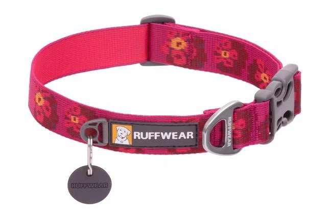 Ruffwear Flat Out Dog Collar - Alpenglow Burst 1 Ruffwear Flat Out Dog Collar - Alpenglow Burst