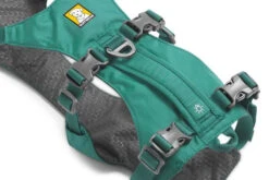 Ruffwear - Flagline™ Lightweight Dog Harness - Meltwater Teal -Ruffwear 3055 flagline harness meltwater teal light loop tow loop leash attachment web 640x ea57bd82 c9aa 444a a8fe ab07bb465b04