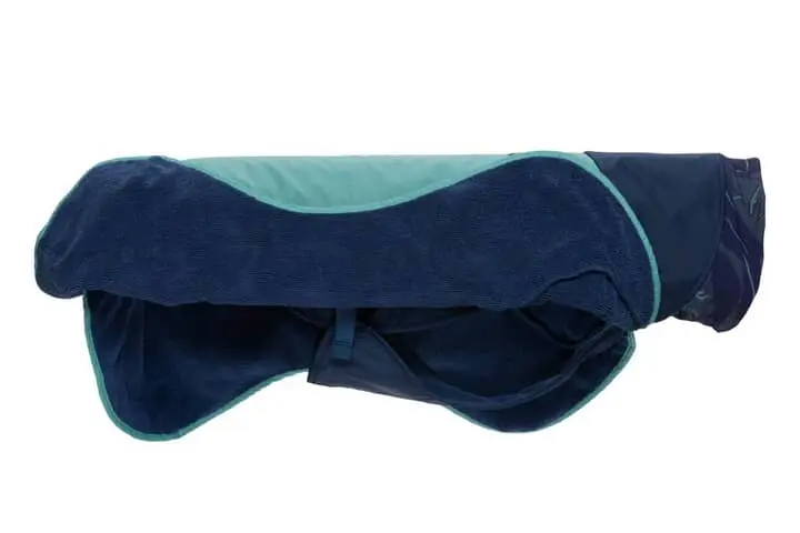 Ruffwear Dirtbag Dog Drying Towel Aurora Teal 4 Ruffwear Dirtbag Dog Drying Towel Aurora Teal - Image 4