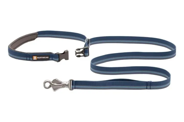 Ruffwear Flat Out Blue Horizon Leash 2 Ruffwear Flat Out Blue Horizon Leash - Image 2