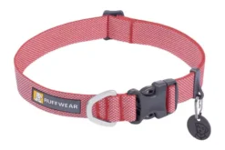 Ruffwear Hi & Light Lightweight Dog Collar Salmon Pink