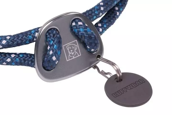 Ruffwear Knot-a-Collar Rope Dog Collar Blue Moon 2 Ruffwear Knot-a-Collar Rope Dog Collar Blue Moon - Image 2