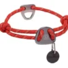 Ruffwear Knot-a-Collar Rope Dog Collar Red Sumac