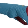 Ruffwear Stumptown Quilted Dog Coat Metolius Blue