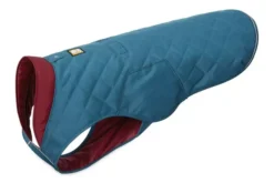 Ruffwear Stumptown Quilted Dog Coat Metolius Blue -Ruffwear ruffwear stumptown quilted dog coat metolius blue qmu2.jpg