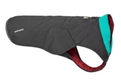 Ruffwear Stumptown Quilted Dog Coat Twilight Gray