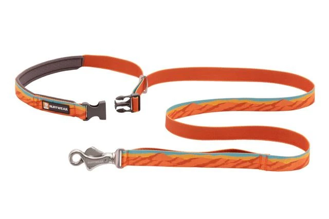 Ruffwear Flat Out Adjustable Dog Lead - Fall Mountain 2 Ruffwear Flat Out Adjustable Dog Lead - Fall Mountain - Image 2