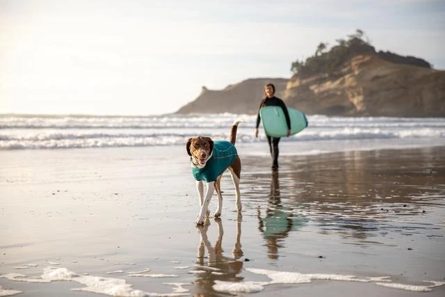 Ruffwear - Fernie Fleece Jacket Tumalo Teal 3 Ruffwear - Fernie Fleece Jacket Tumalo Teal - Image 3