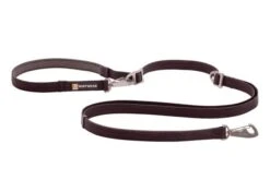 Ruffwear - Switchbak Lead Granite Gray -Ruffwear web 4025 switchbak leash obsidian black clipped handle studio 640x 551ae423 ec2b 422b 9d45 1794113bf182