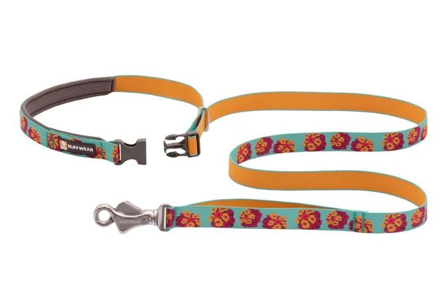 Ruffwear Flat Out Adjustable Dog Lead - Spring Burst 2 Ruffwear Flat Out Adjustable Dog Lead - Spring Burst - Image 2