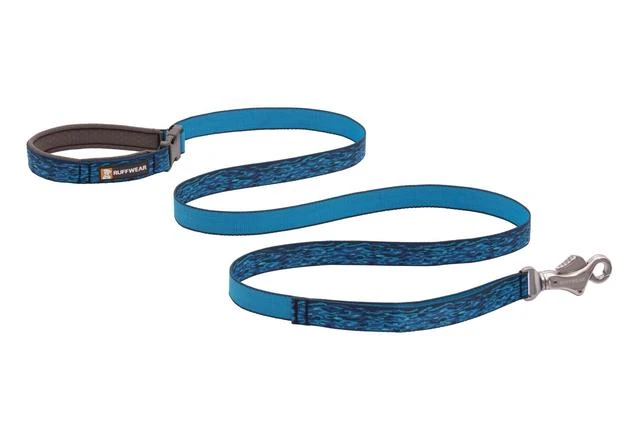 Ruffwear Flat Out Adjustable Dog Lead - Ocean Distortion 1 Ruffwear Flat Out Adjustable Dog Lead - Ocean Distortion