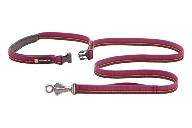 Ruffwear Flat Out Adjustable Dog Lead - Wildflower Horizon 2 Ruffwear Flat Out Adjustable Dog Lead - Wildflower Horizon - Image 2