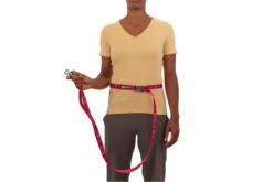 Ruffwear Flat Out Adjustable Dog Lead - Alpenglow Burst -Ruffwear web h alepnglow burst buckle waist 640x 72435101 e35d 4fc2 b4a4 ada2c859b355
